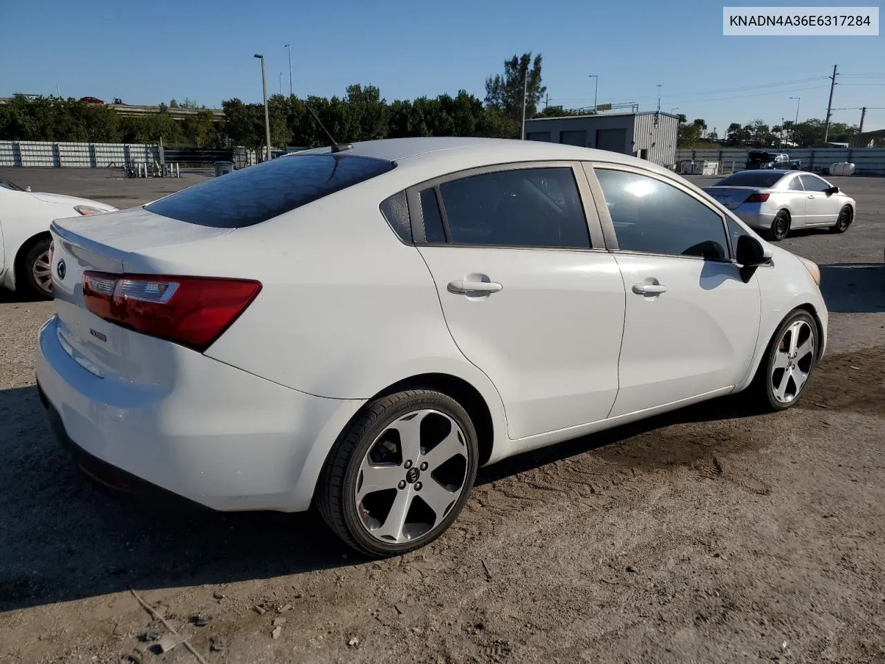 2014 Kia Rio Ex VIN: KNADN4A36E6317284 Lot: 44206814