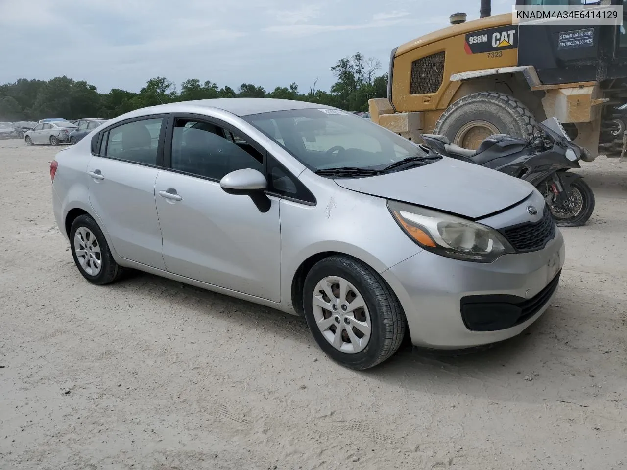 KNADM4A34E6414129 2014 Kia Rio Lx