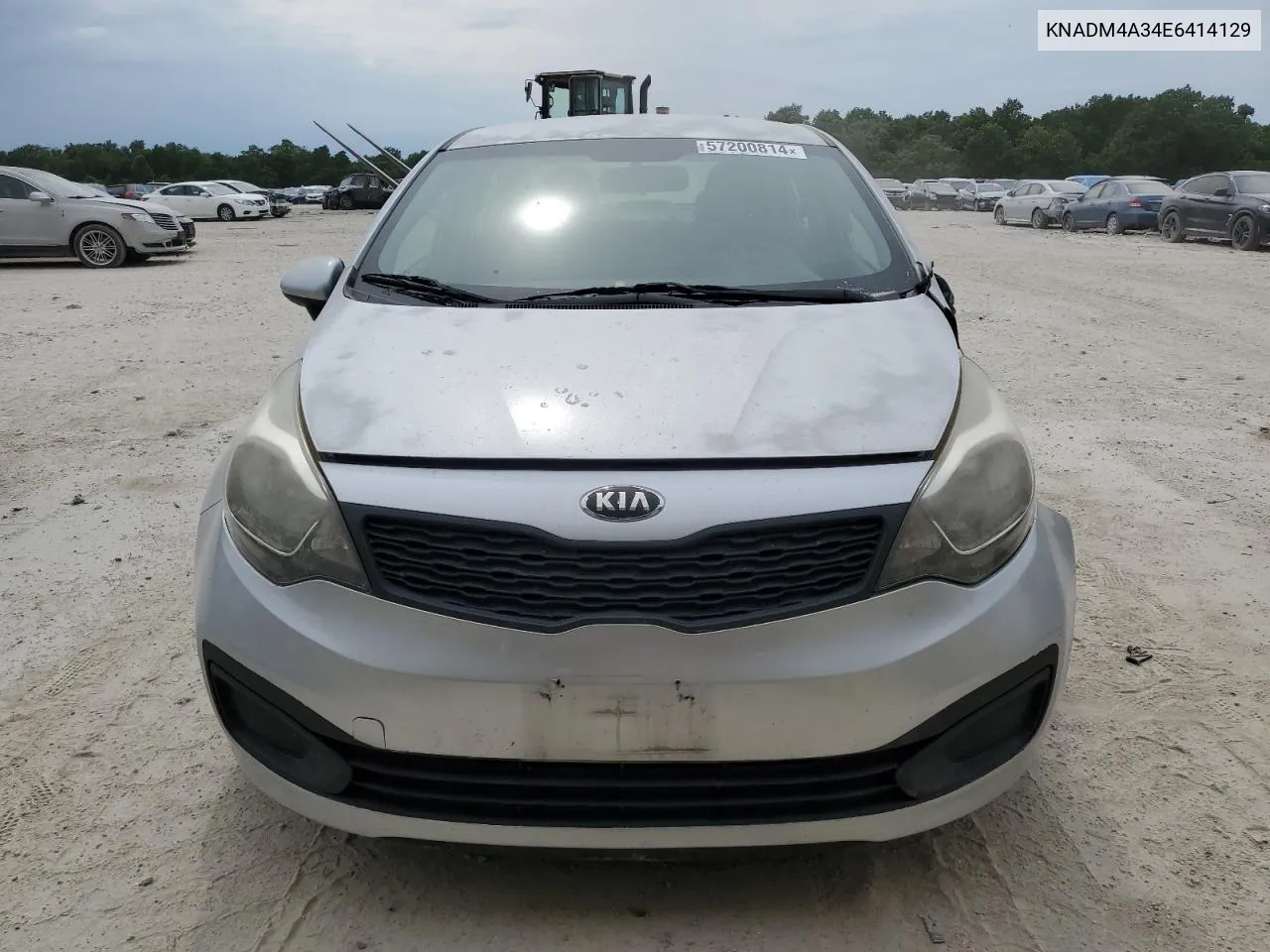 KNADM4A34E6414129 2014 Kia Rio Lx