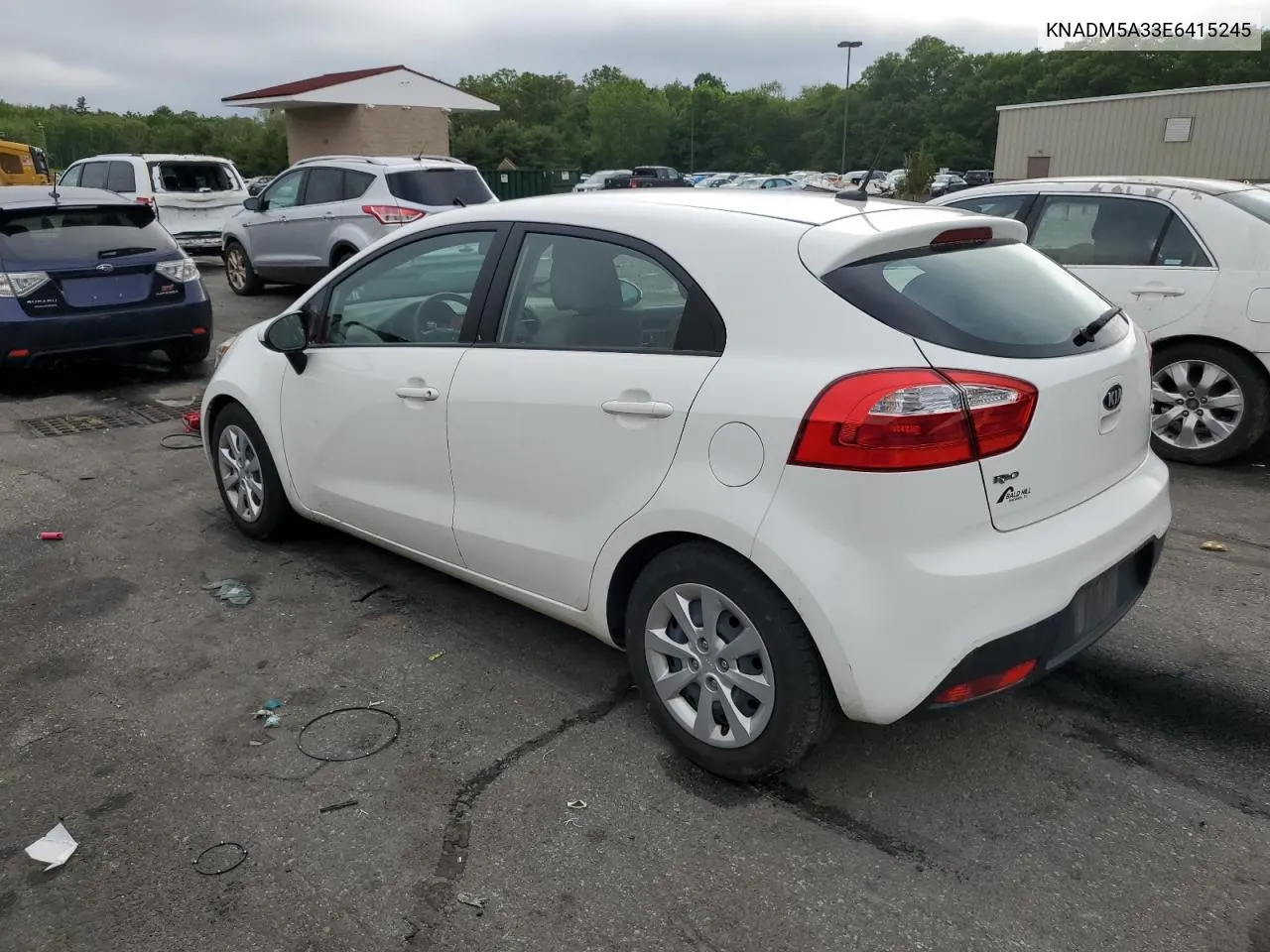 2014 Kia Rio Lx VIN: KNADM5A33E6415245 Lot: 57666014