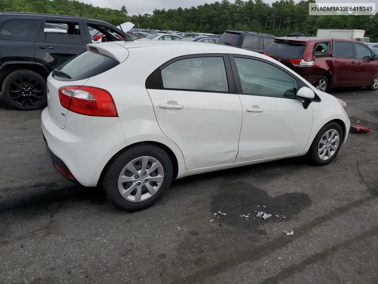 2014 Kia Rio Lx VIN: KNADM5A33E6415245 Lot: 57666014