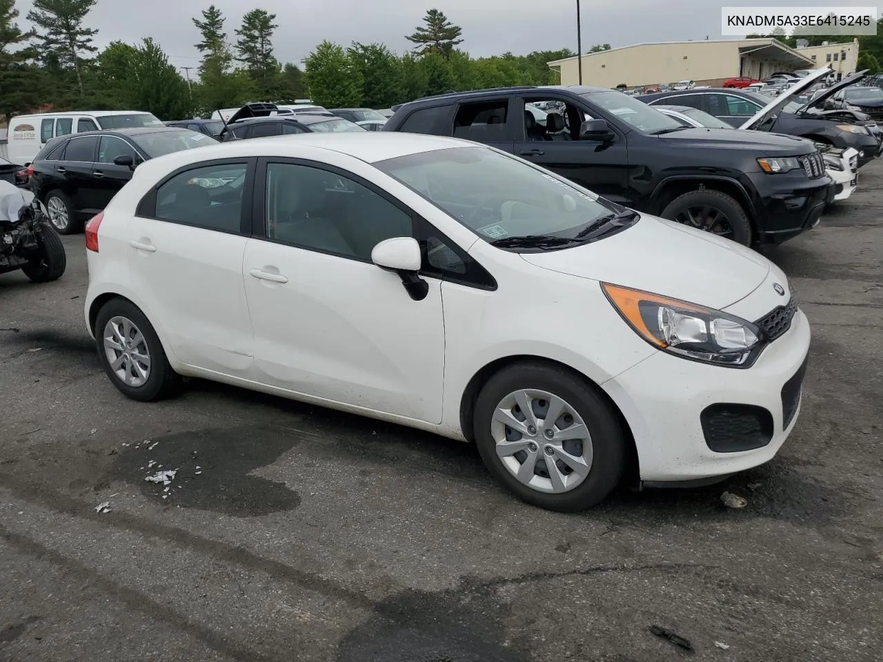 2014 Kia Rio Lx VIN: KNADM5A33E6415245 Lot: 57666014