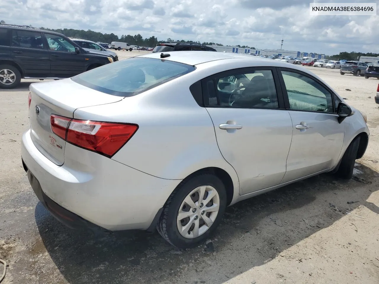 2014 Kia Rio Lx VIN: KNADM4A38E6384696 Lot: 58718174