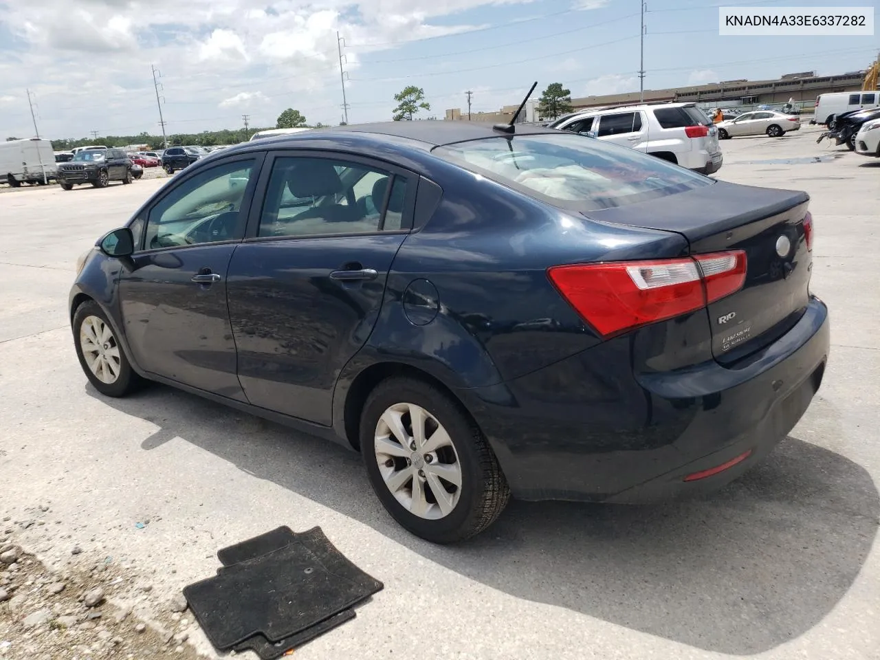 2014 Kia Rio Ex VIN: KNADN4A33E6337282 Lot: 62588664