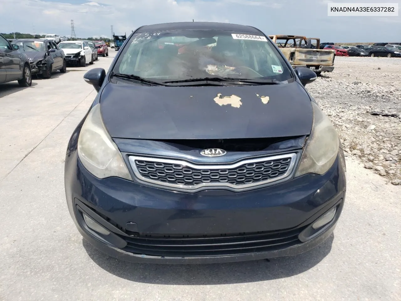 2014 Kia Rio Ex VIN: KNADN4A33E6337282 Lot: 62588664