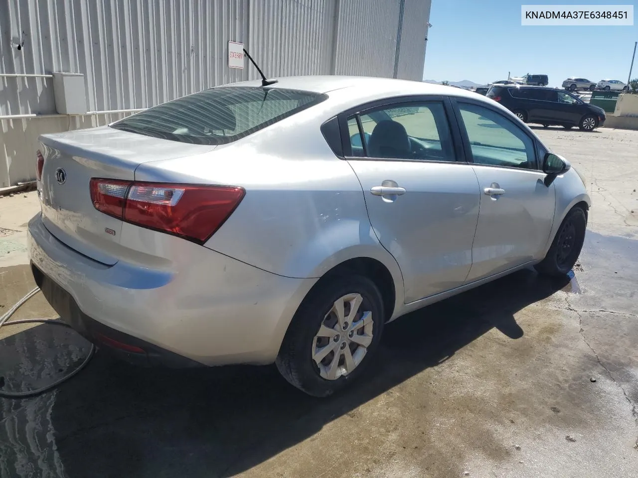 KNADM4A37E6348451 2014 Kia Rio Lx