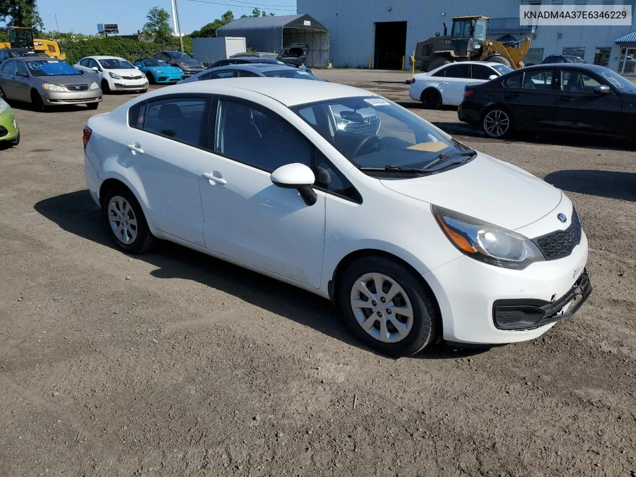 2014 Kia Rio Lx VIN: KNADM4A37E6346229 Lot: 67643244