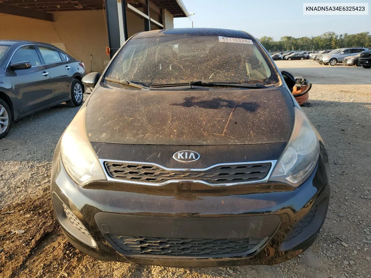 2014 Kia Rio Ex VIN: KNADN5A34E6325423 Lot: 69116324