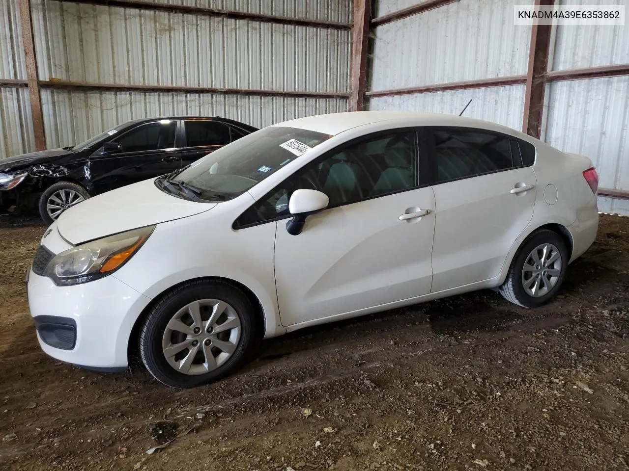 2014 Kia Rio Lx VIN: KNADM4A39E6353862 Lot: 69375444