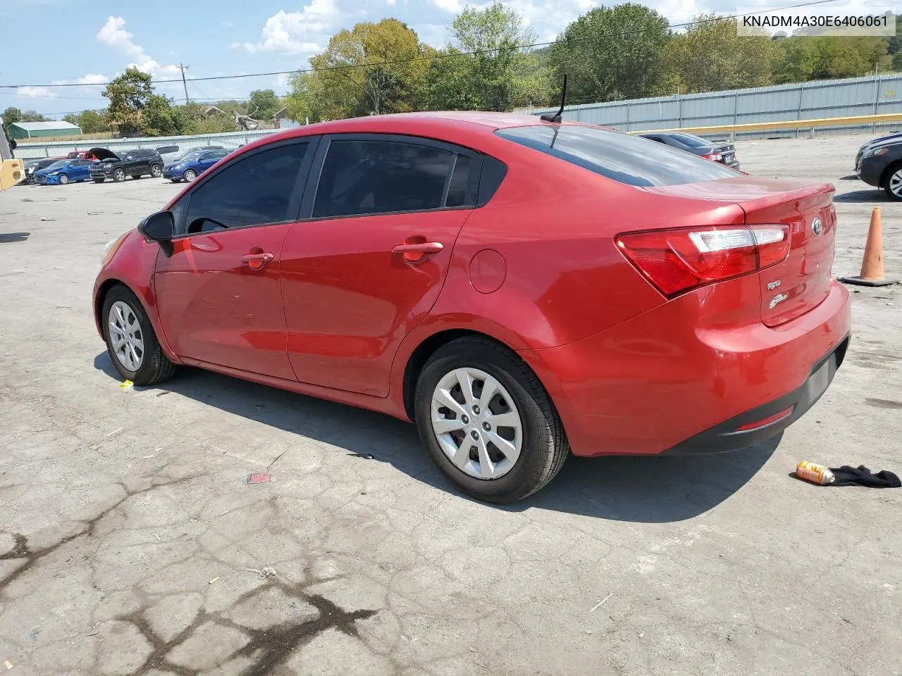 2014 Kia Rio Lx VIN: KNADM4A30E6406061 Lot: 69777404