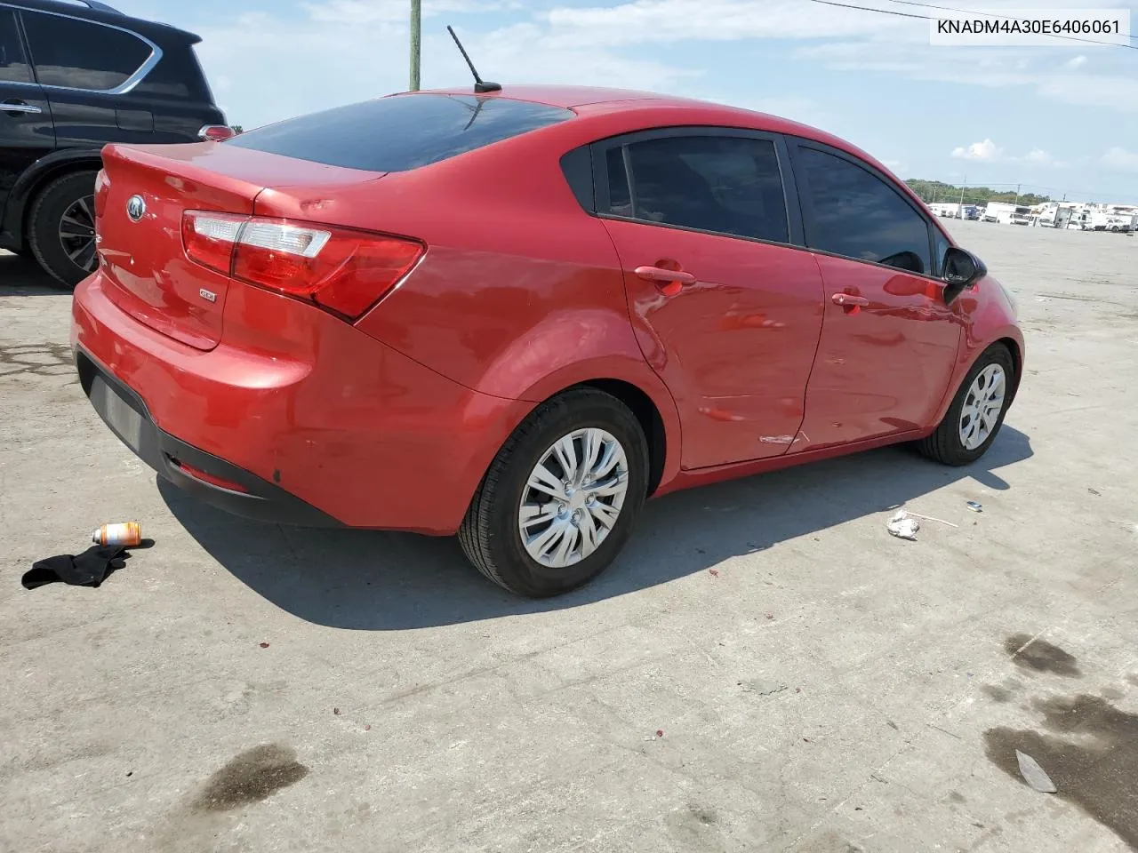 2014 Kia Rio Lx VIN: KNADM4A30E6406061 Lot: 69777404