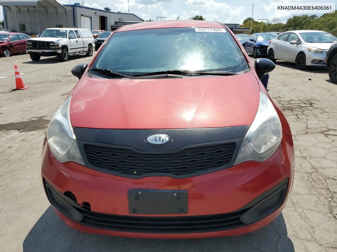 2014 Kia Rio Lx VIN: KNADM4A30E6406061 Lot: 69777404