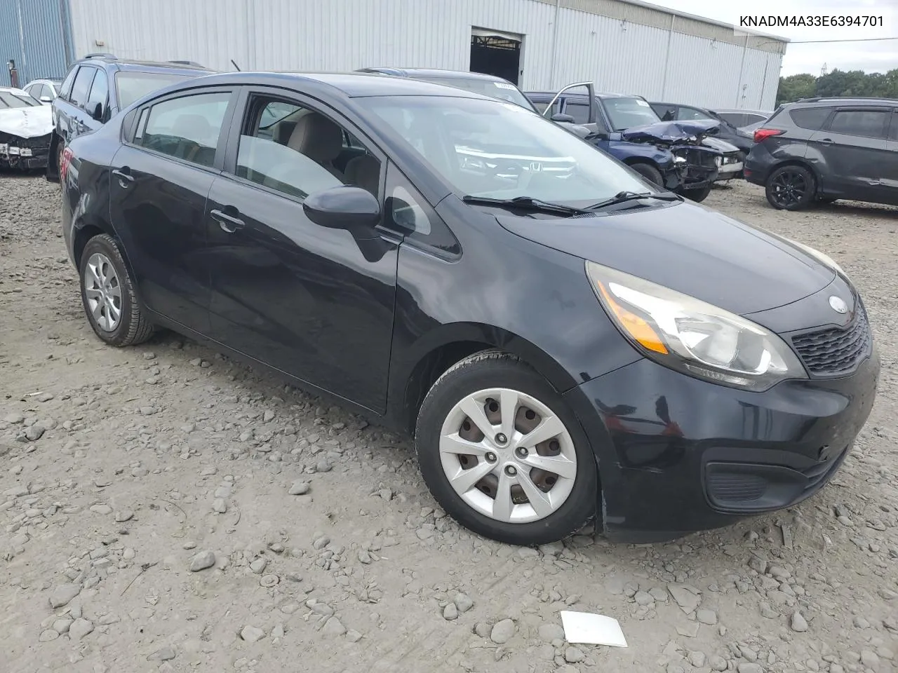 2014 Kia Rio Lx VIN: KNADM4A33E6394701 Lot: 70615894