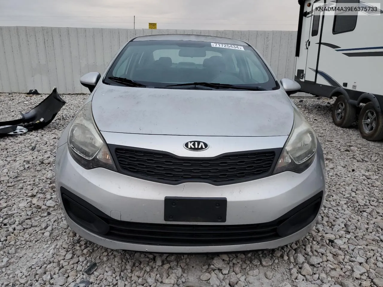 KNADM4A39E6375733 2014 Kia Rio Lx