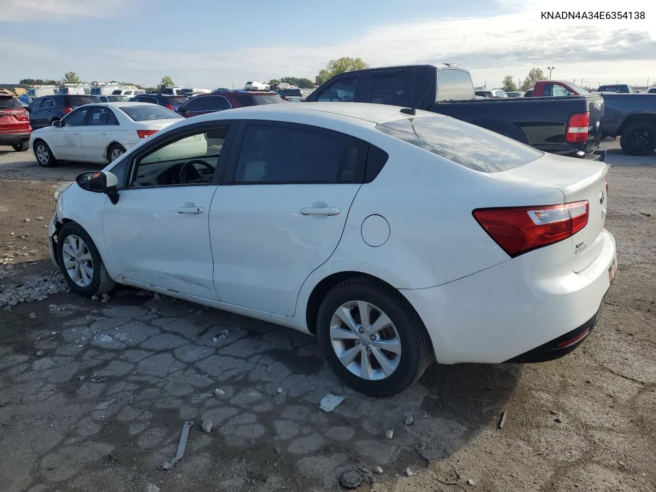 2014 Kia Rio Ex VIN: KNADN4A34E6354138 Lot: 71796374