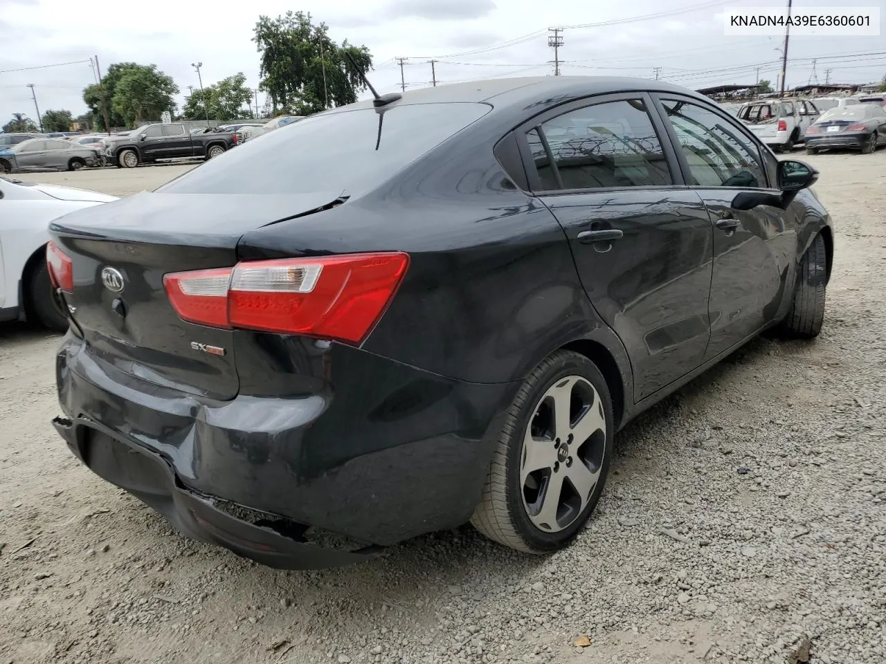 2014 Kia Rio Ex VIN: KNADN4A39E6360601 Lot: 72178594