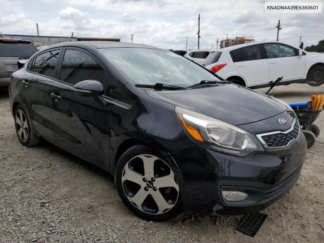 2014 Kia Rio Ex VIN: KNADN4A39E6360601 Lot: 72178594