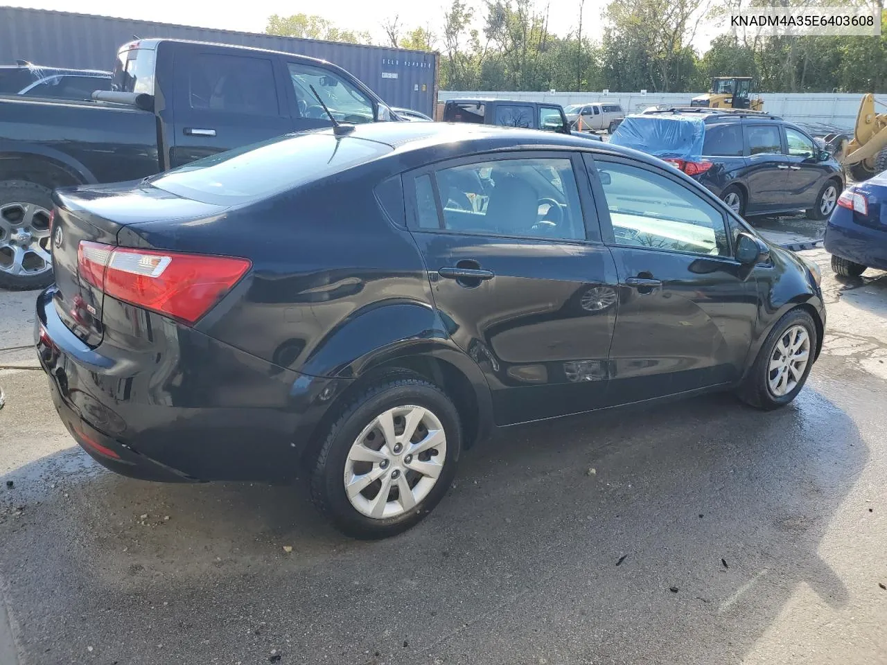 KNADM4A35E6403608 2014 Kia Rio Lx