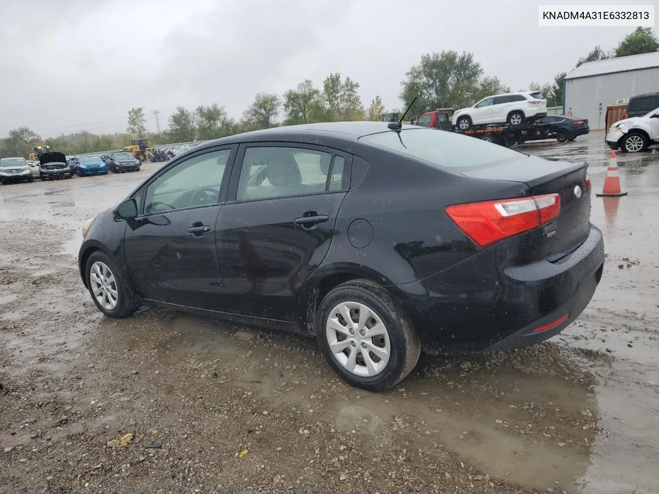 2014 Kia Rio Lx VIN: KNADM4A31E6332813 Lot: 72779954