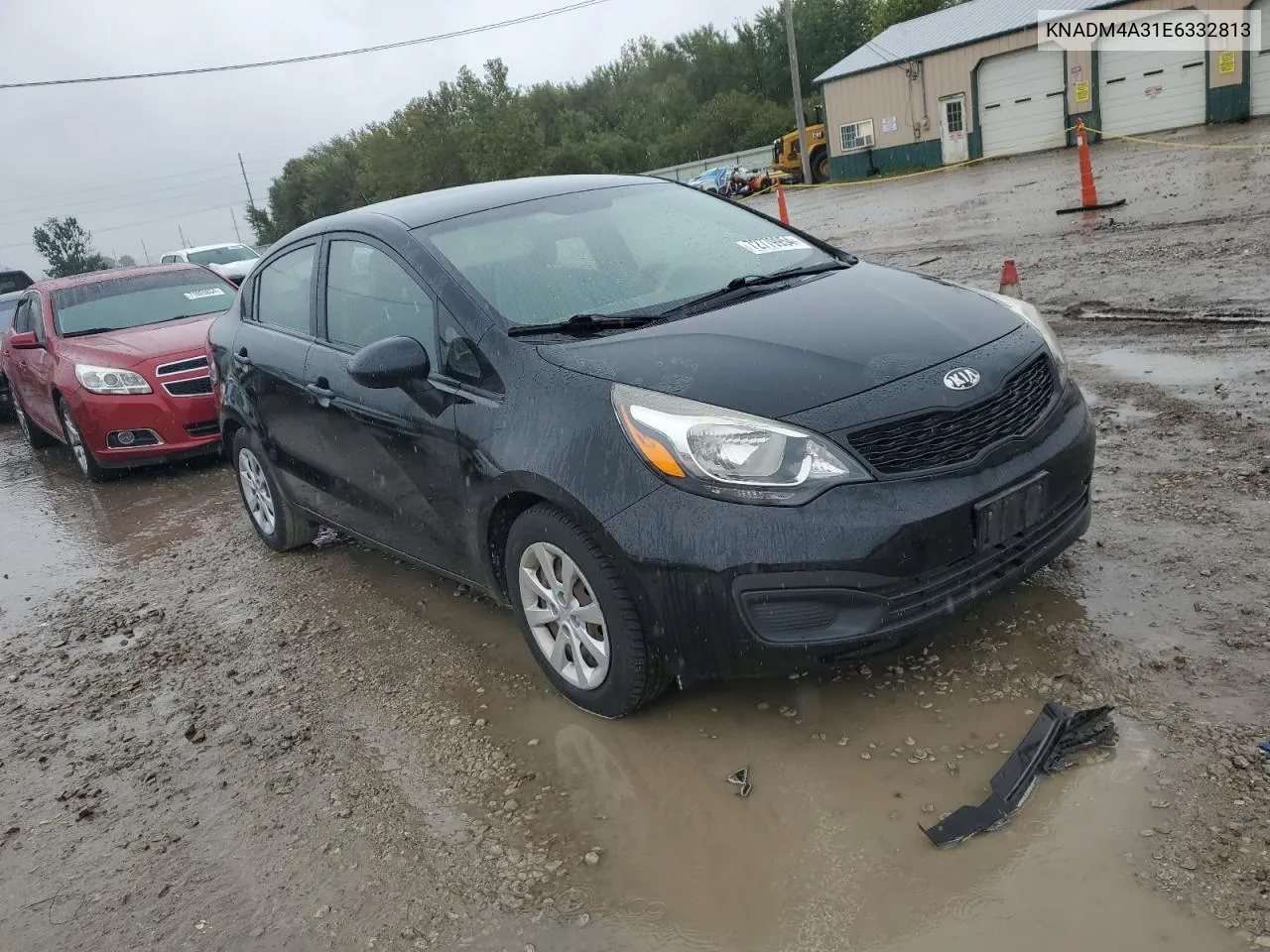 2014 Kia Rio Lx VIN: KNADM4A31E6332813 Lot: 72779954