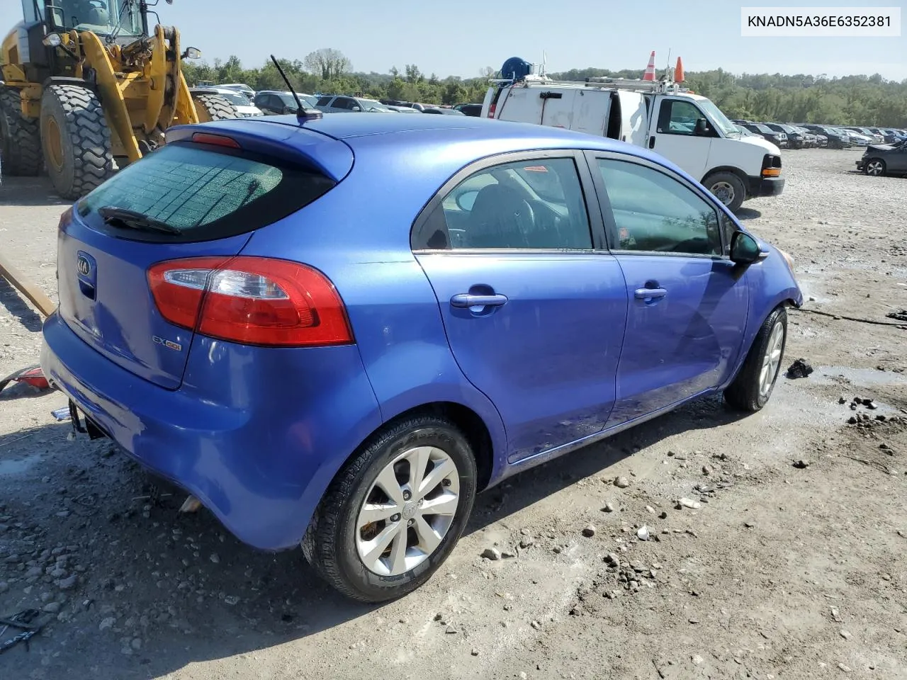 KNADN5A36E6352381 2014 Kia Rio Ex