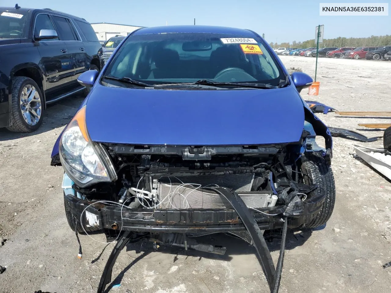 2014 Kia Rio Ex VIN: KNADN5A36E6352381 Lot: 73248004