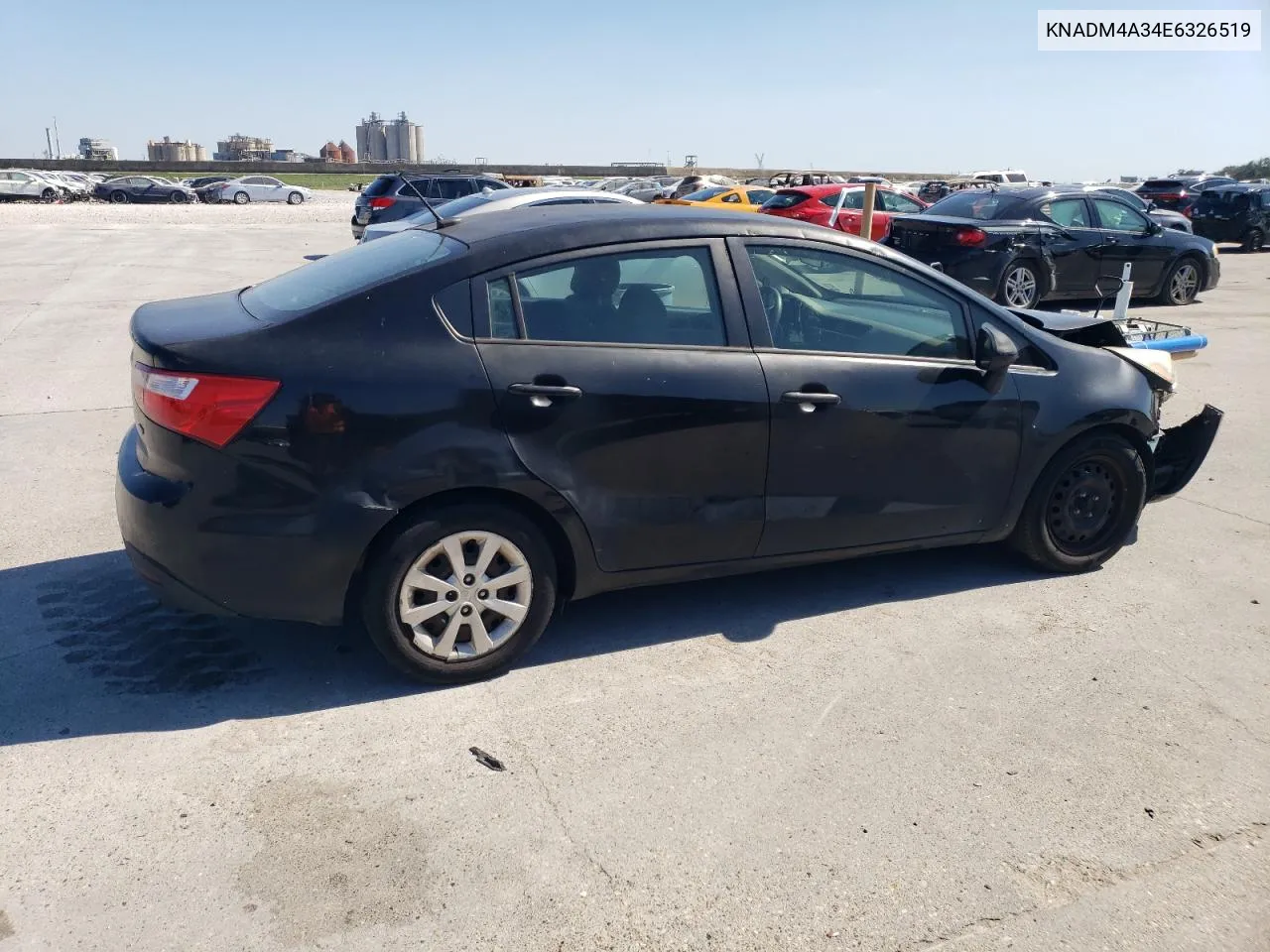 2014 Kia Rio Lx VIN: KNADM4A34E6326519 Lot: 73303074