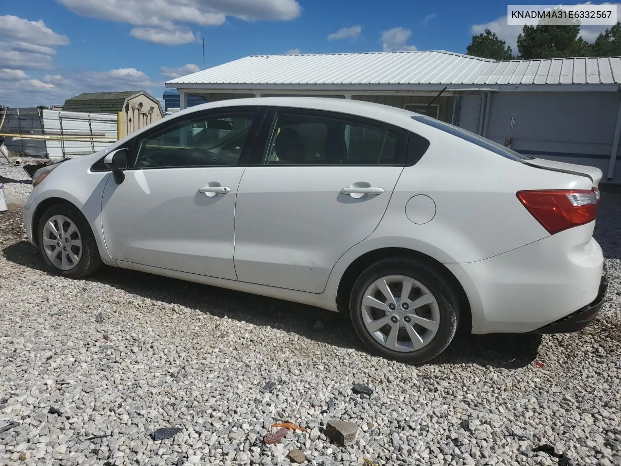 KNADM4A31E6332567 2014 Kia Rio Lx