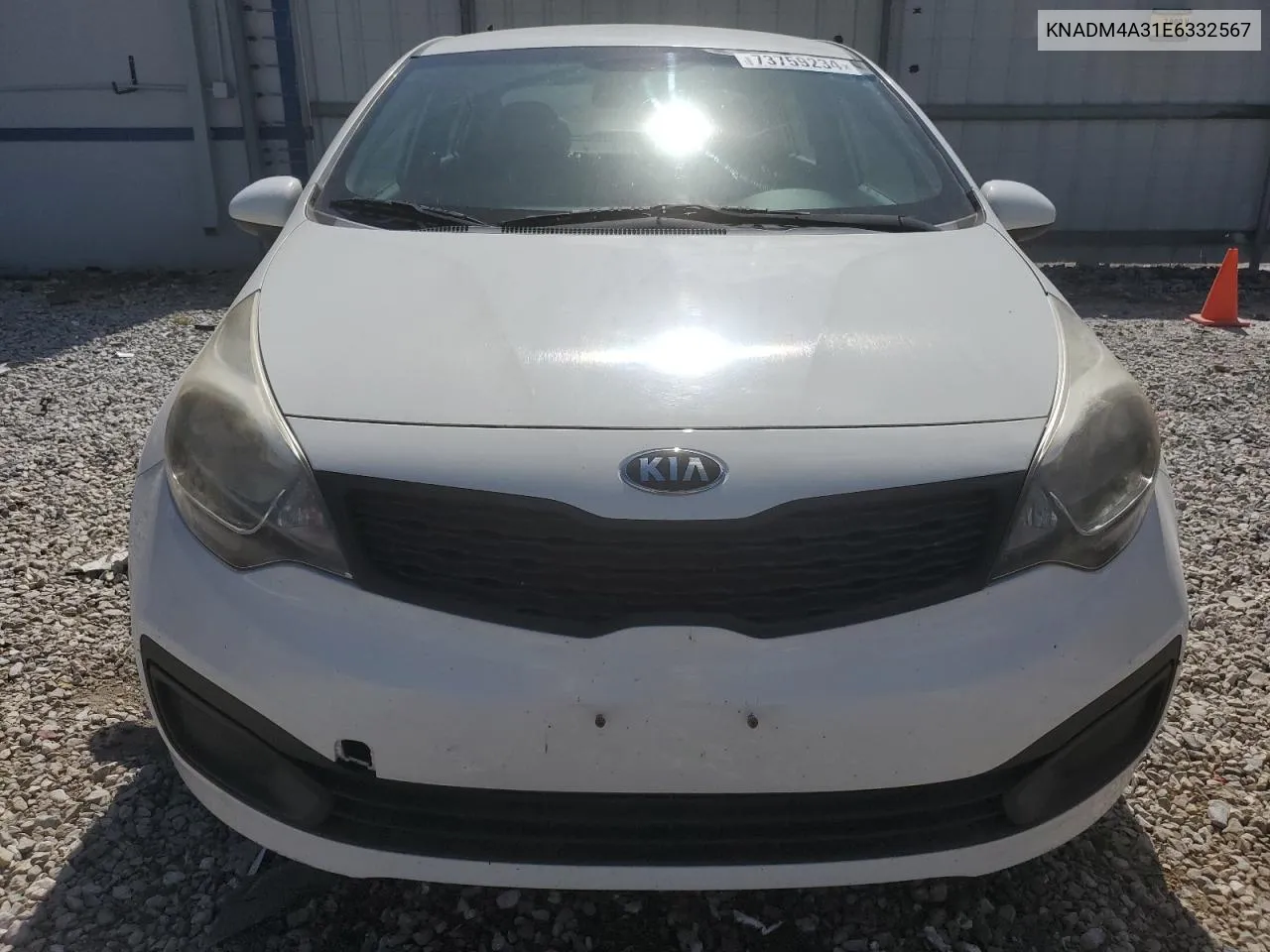 2014 Kia Rio Lx VIN: KNADM4A31E6332567 Lot: 73759234