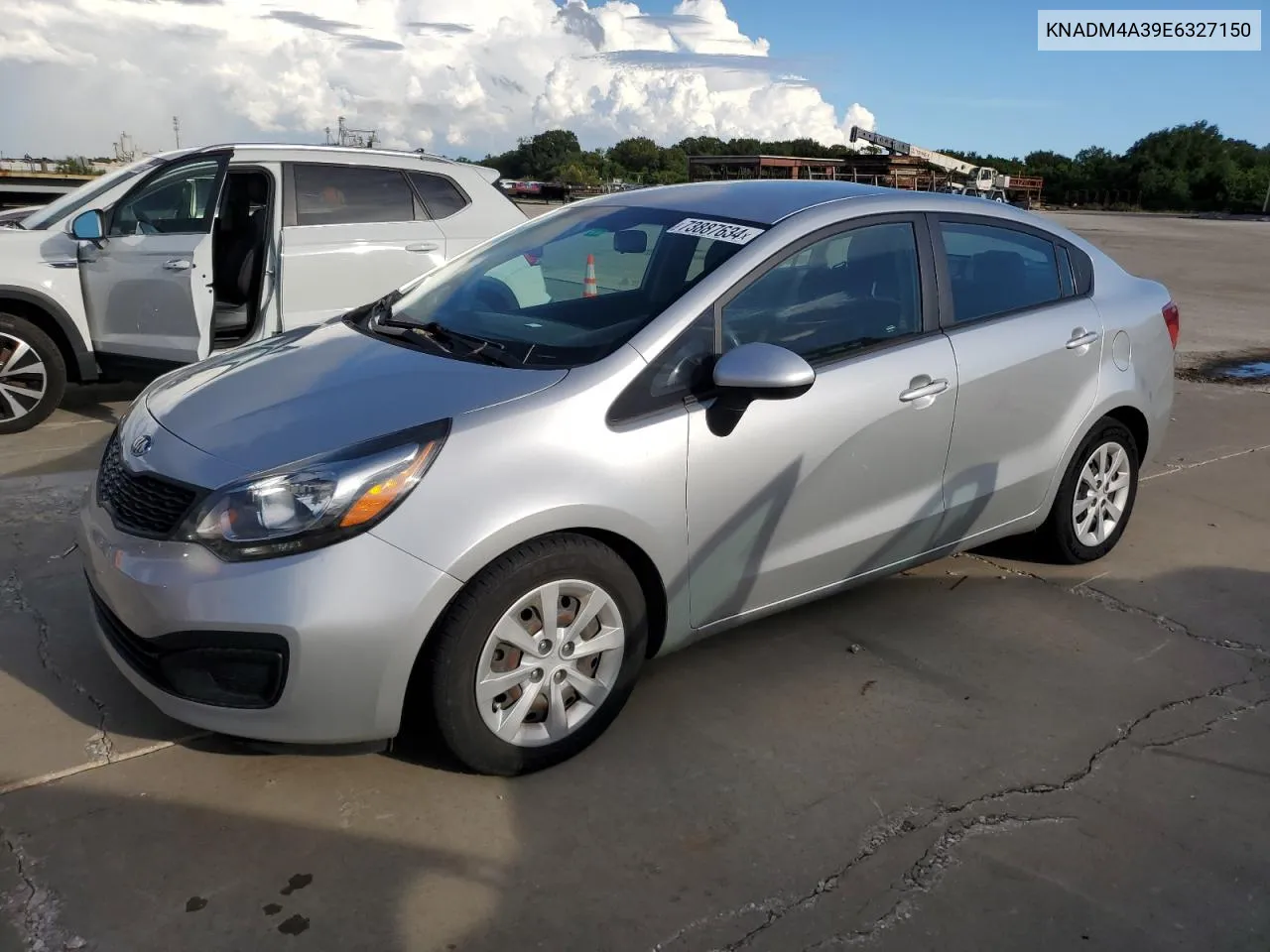 2014 Kia Rio Lx VIN: KNADM4A39E6327150 Lot: 73887634