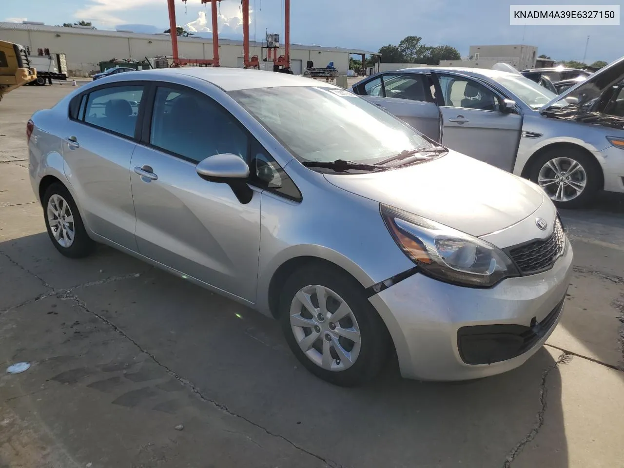 2014 Kia Rio Lx VIN: KNADM4A39E6327150 Lot: 73887634