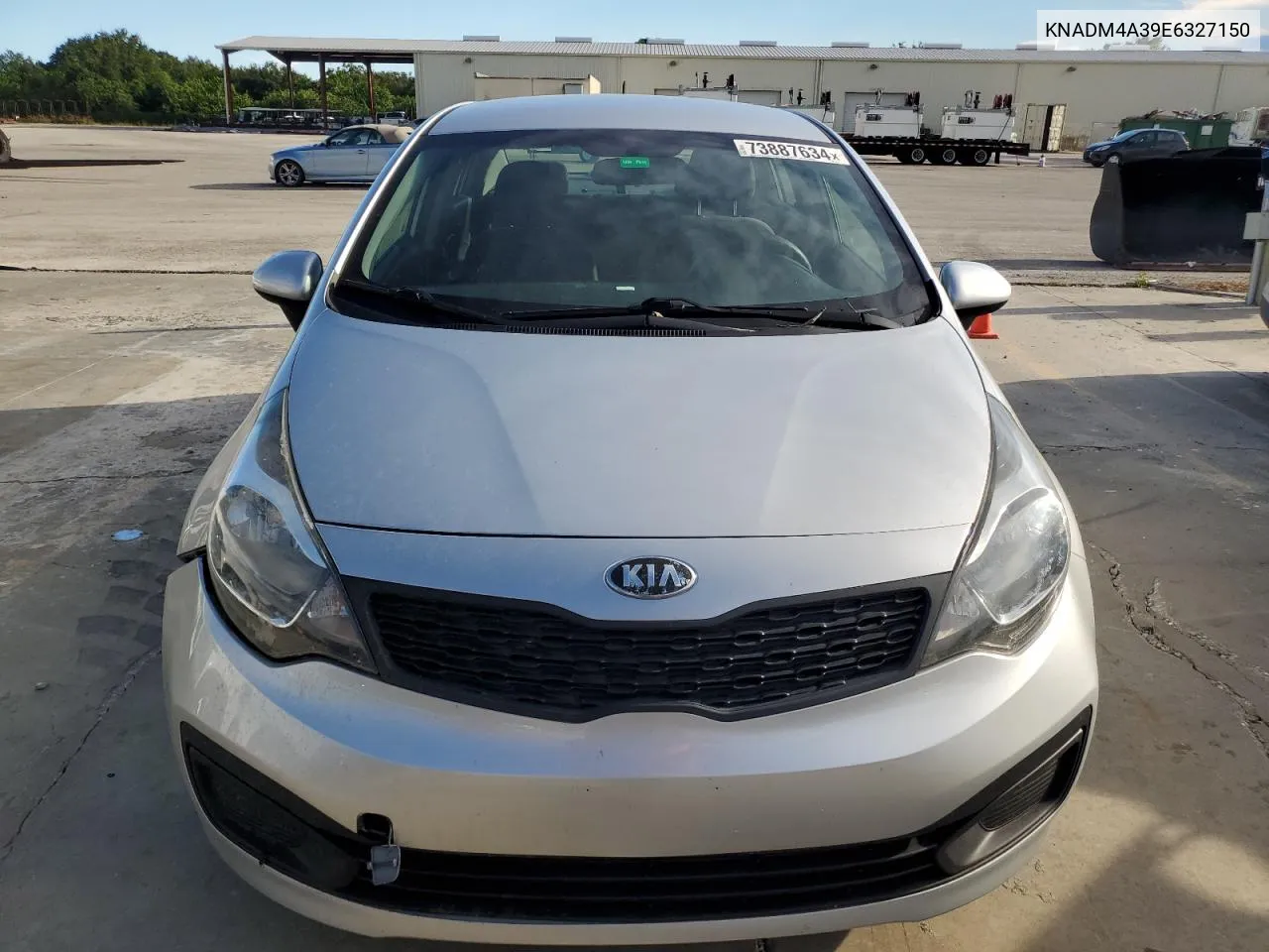 2014 Kia Rio Lx VIN: KNADM4A39E6327150 Lot: 73887634