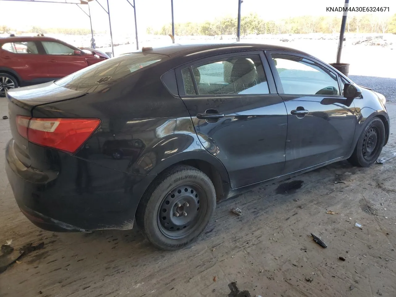 2014 Kia Rio Lx VIN: KNADM4A30E6324671 Lot: 74515883