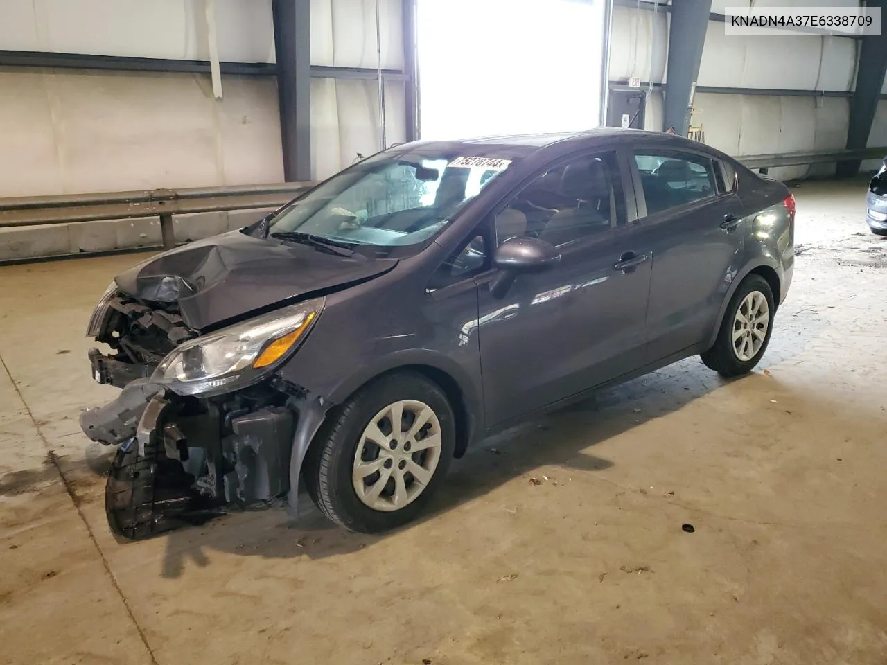 2014 Kia Rio Ex VIN: KNADN4A37E6338709 Lot: 75278744