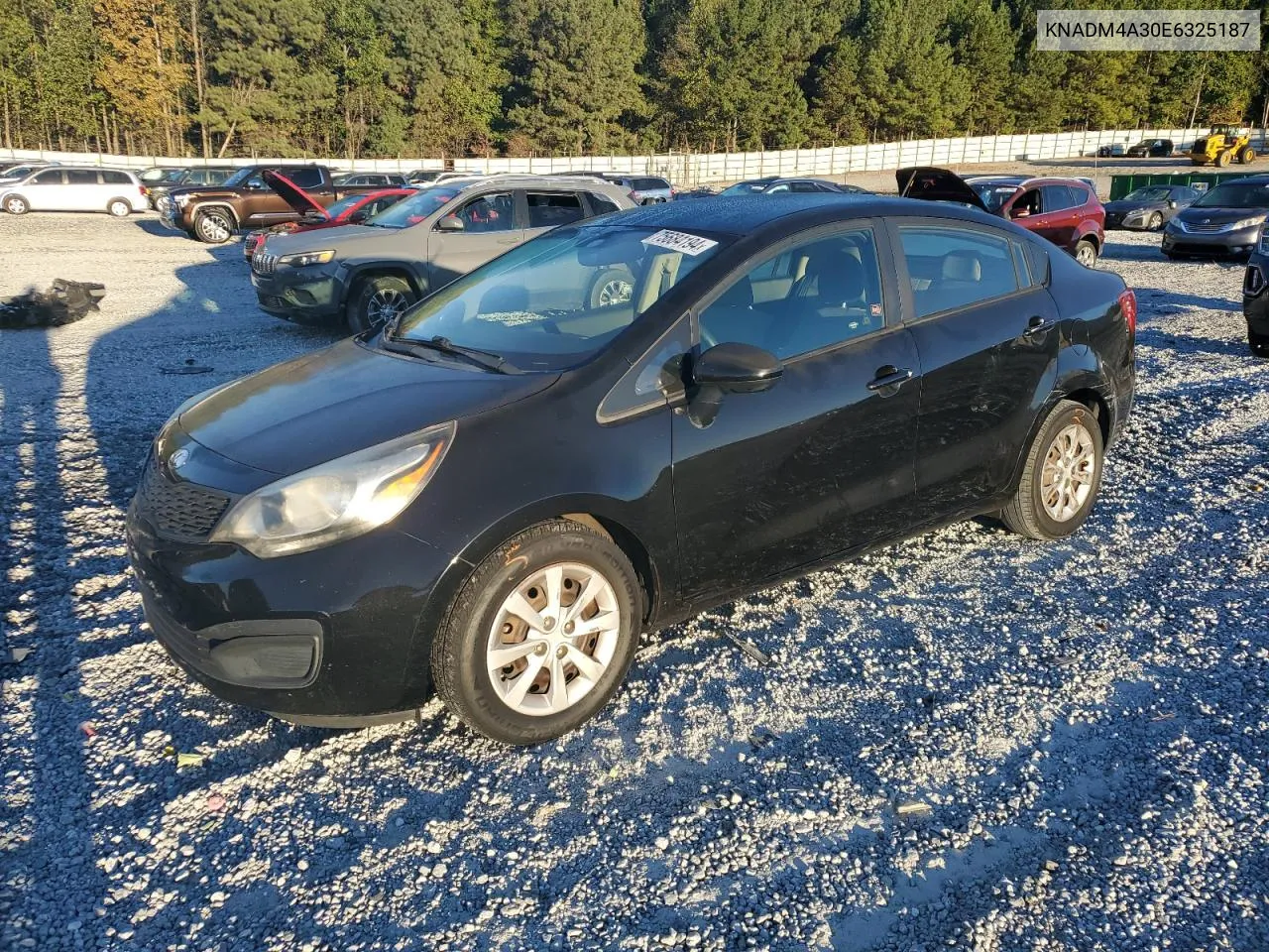 KNADM4A30E6325187 2014 Kia Rio Lx