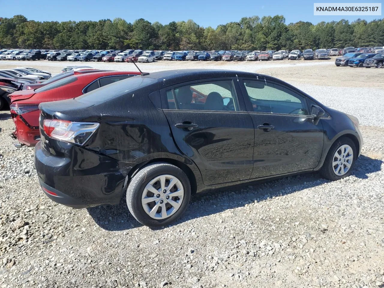 2014 Kia Rio Lx VIN: KNADM4A30E6325187 Lot: 75684194