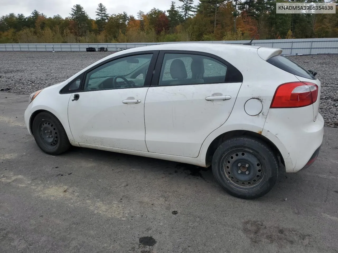 2014 Kia Rio Lx VIN: KNADM5A39E6354838 Lot: 76335694