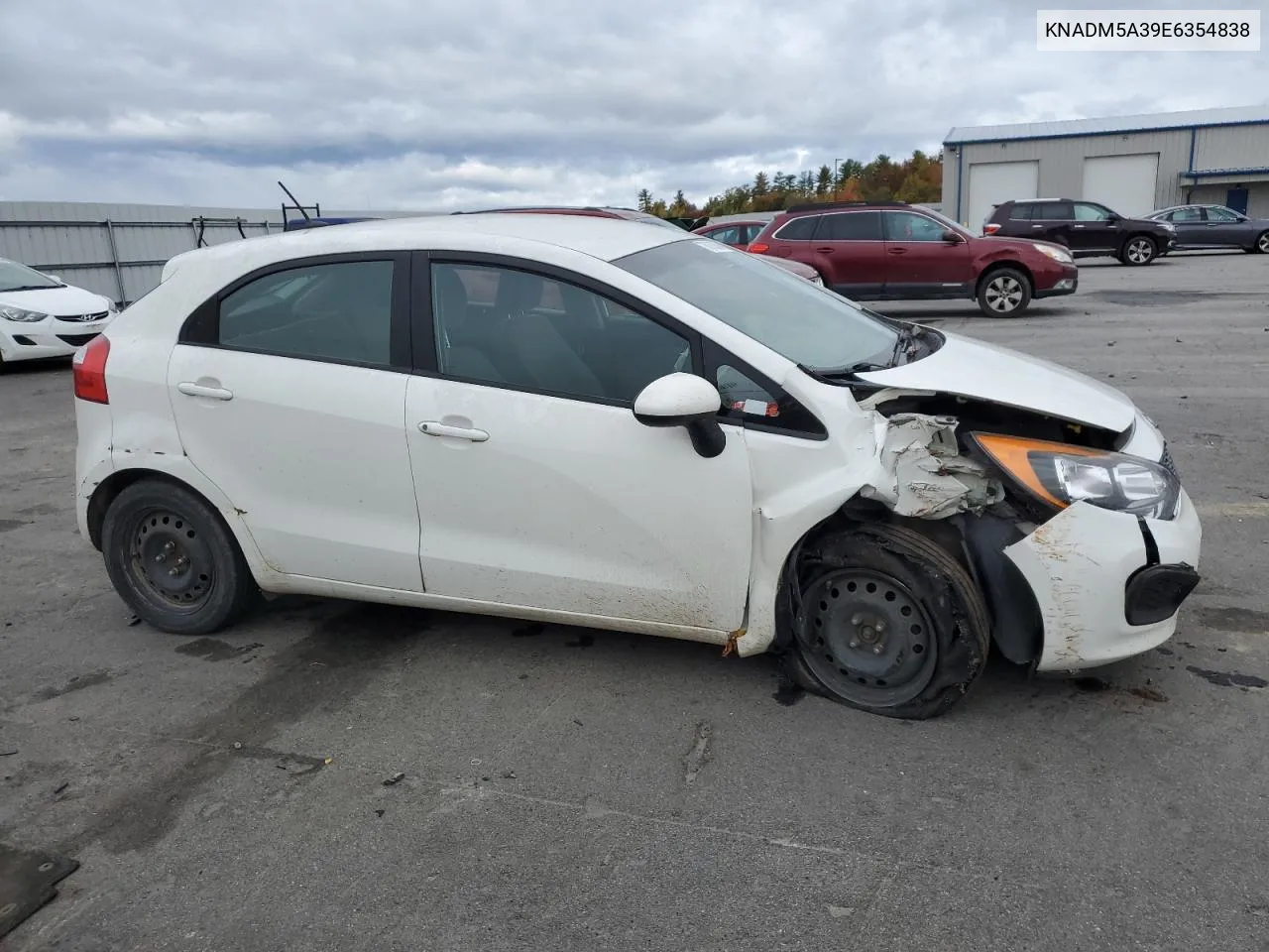 2014 Kia Rio Lx VIN: KNADM5A39E6354838 Lot: 76335694