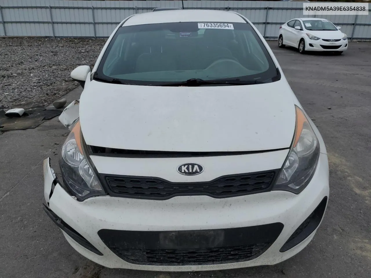 KNADM5A39E6354838 2014 Kia Rio Lx