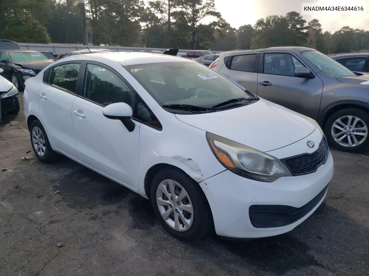 KNADM4A34E6344616 2014 Kia Rio Lx