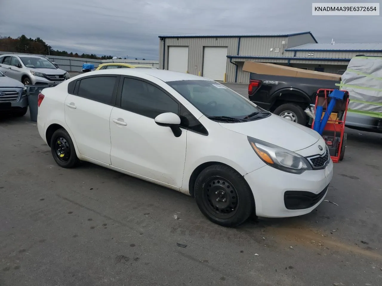 2014 Kia Rio Lx VIN: KNADM4A39E6372654 Lot: 78324514