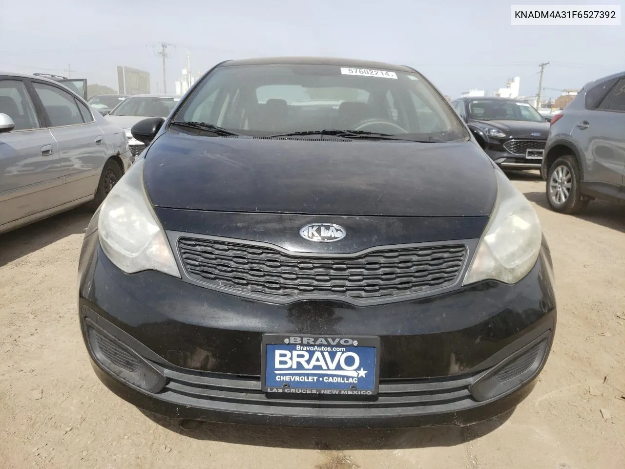 2015 Kia Rio Lx VIN: KNADM4A31F6527392 Lot: 57602214