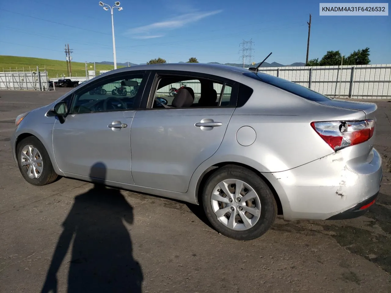 2015 Kia Rio Lx VIN: KNADM4A31F6426532 Lot: 58302834