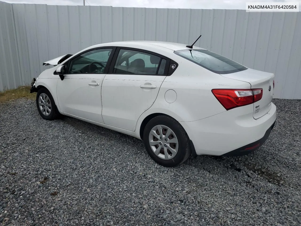 2015 Kia Rio Lx VIN: KNADM4A31F6420584 Lot: 58426154