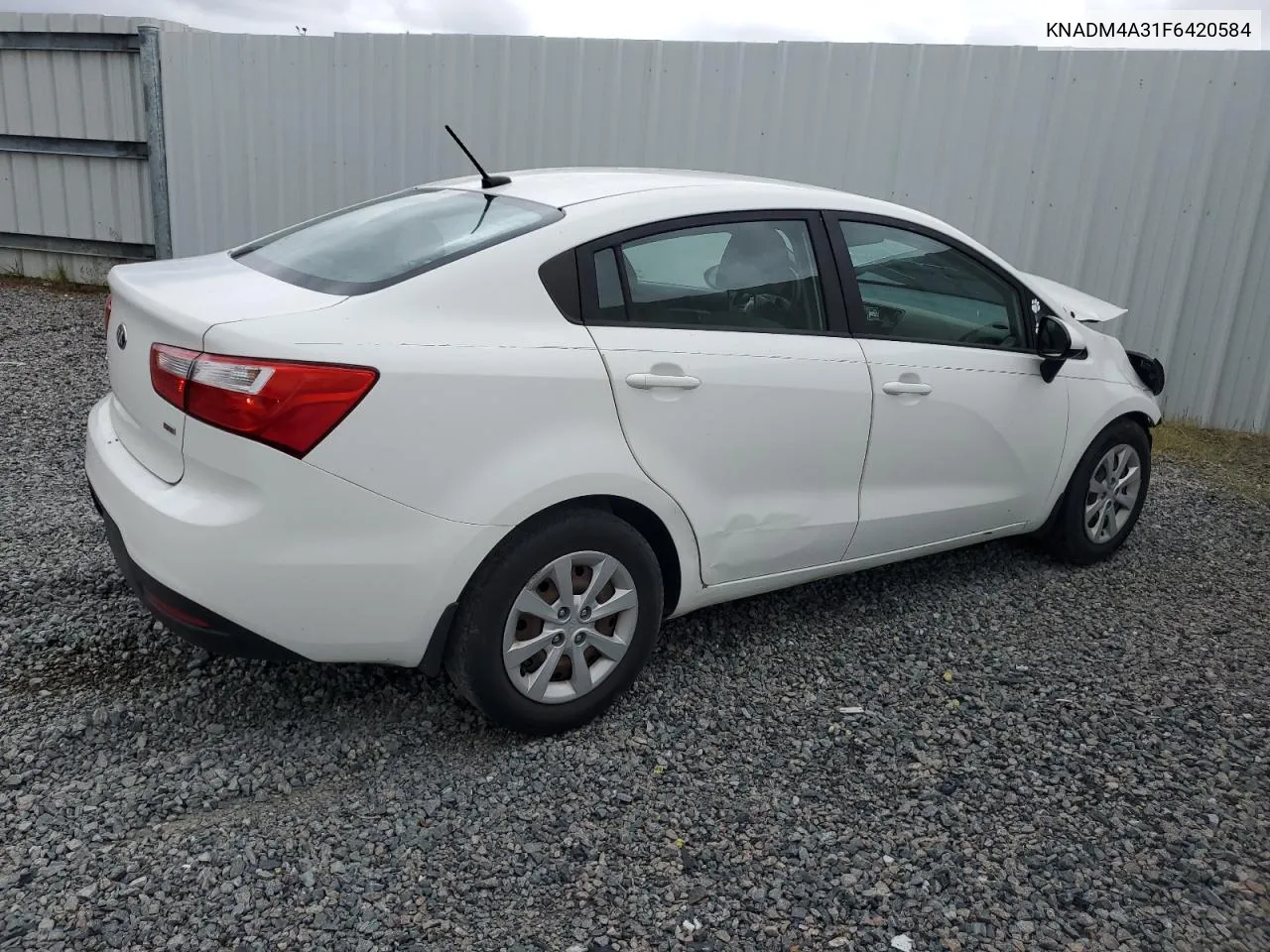 2015 Kia Rio Lx VIN: KNADM4A31F6420584 Lot: 58426154