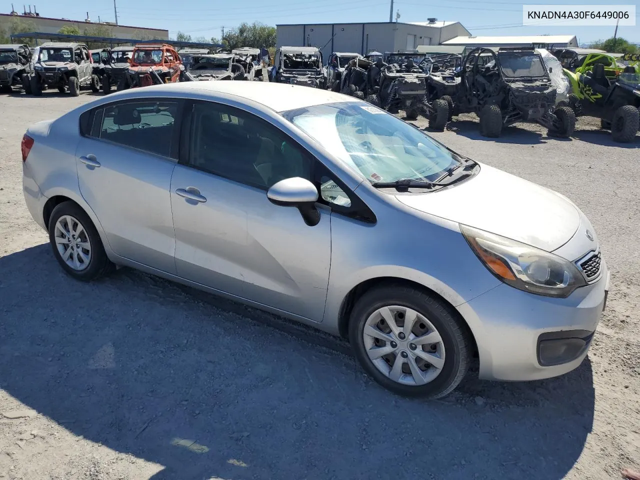 KNADN4A30F6449006 2015 Kia Rio Ex