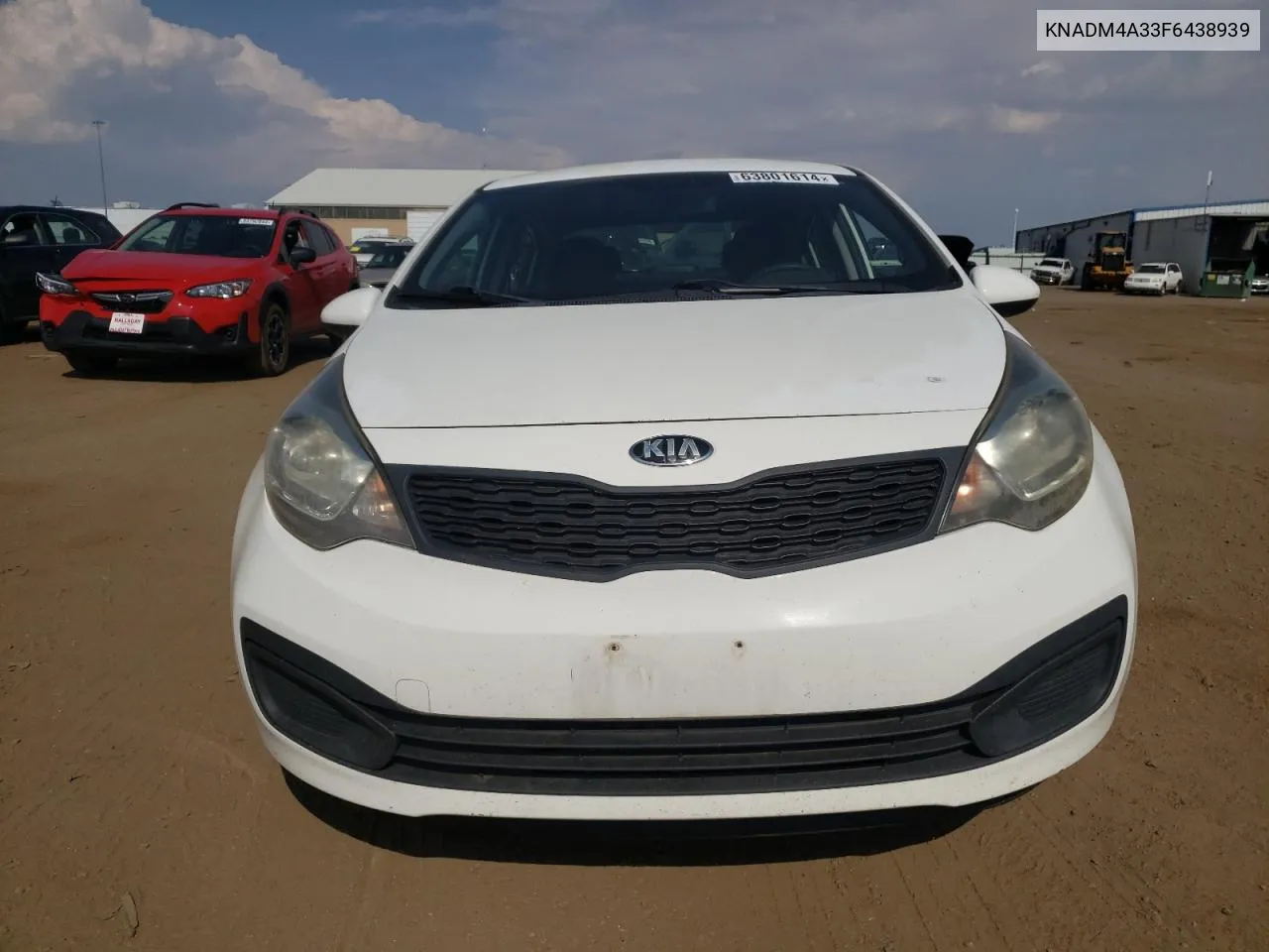 2015 Kia Rio Lx VIN: KNADM4A33F6438939 Lot: 63801614