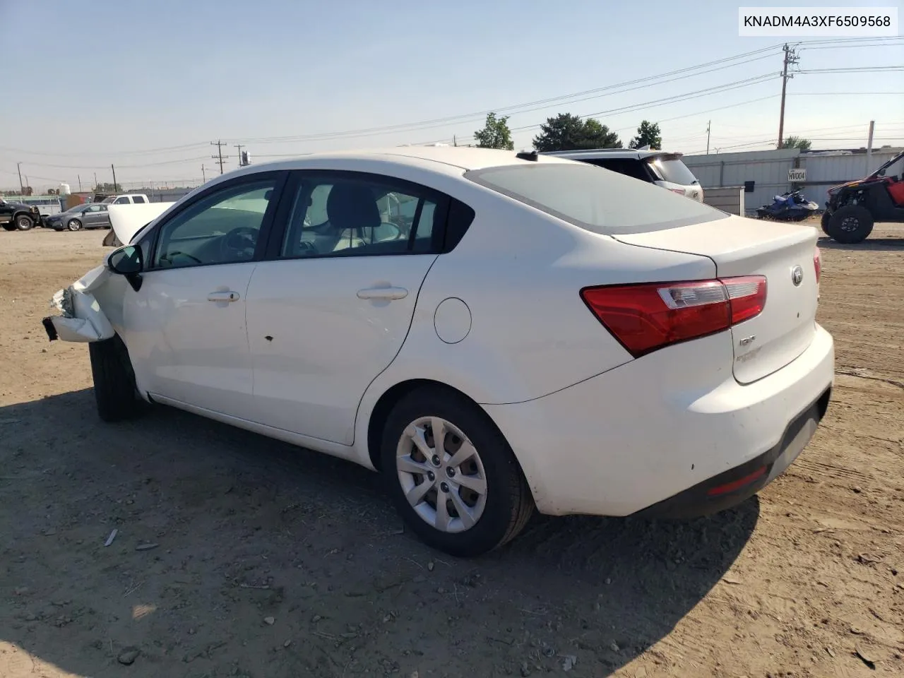 2015 Kia Rio Lx VIN: KNADM4A3XF6509568 Lot: 65475474