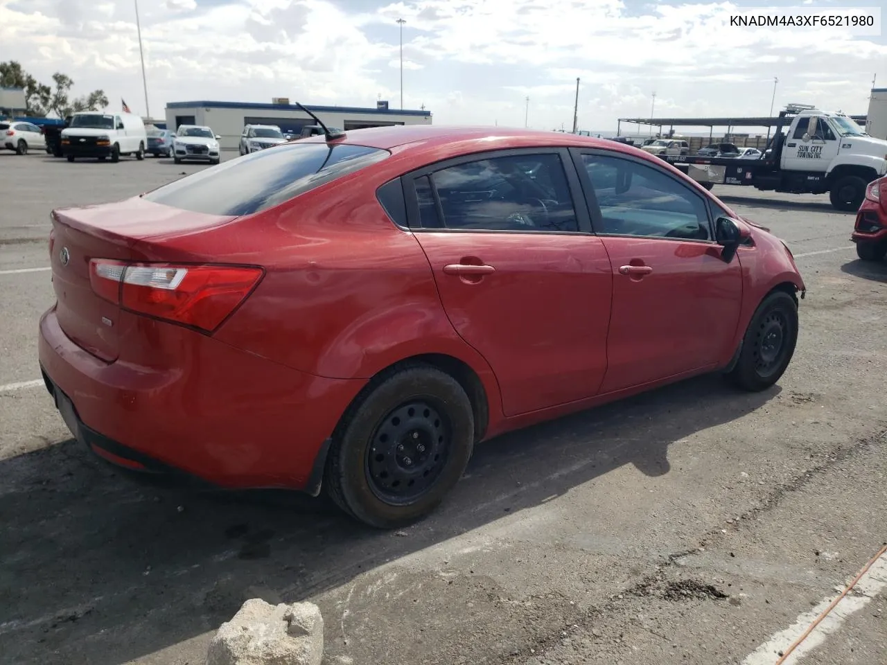 2015 Kia Rio Lx VIN: KNADM4A3XF6521980 Lot: 66075374