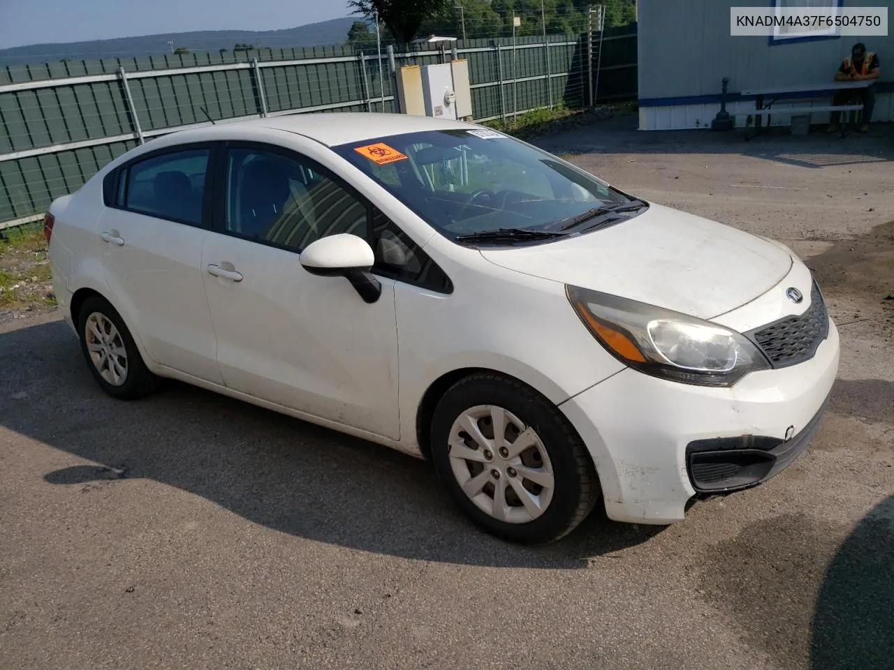 2015 Kia Rio Lx VIN: KNADM4A37F6504750 Lot: 67307464